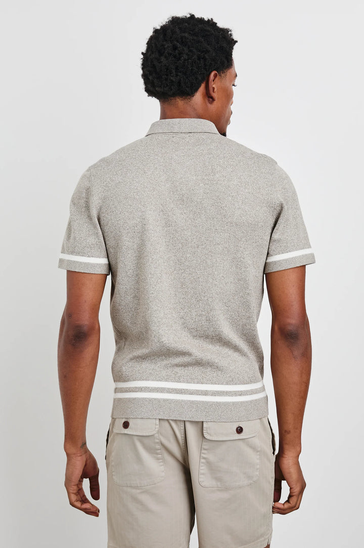 Leo Shirt in Oat Grey Melange