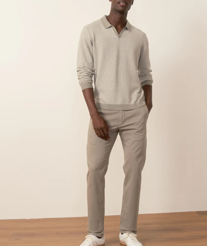 Liam Long Sleeve Sweater Polo