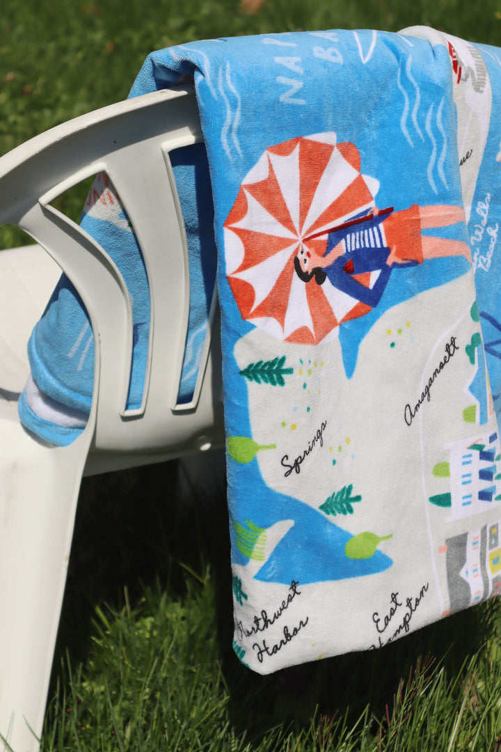 The Hamptons Beach Towel - Madison's Niche 