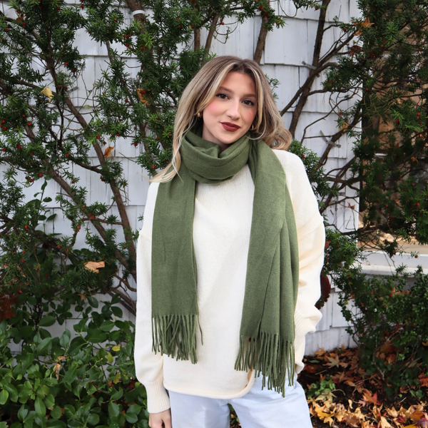 Lottie Scarf in Olive Madison's Niche 