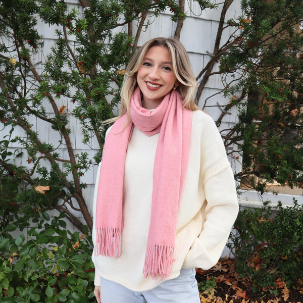 Lottie Scarf in Pink Madison's Niche 