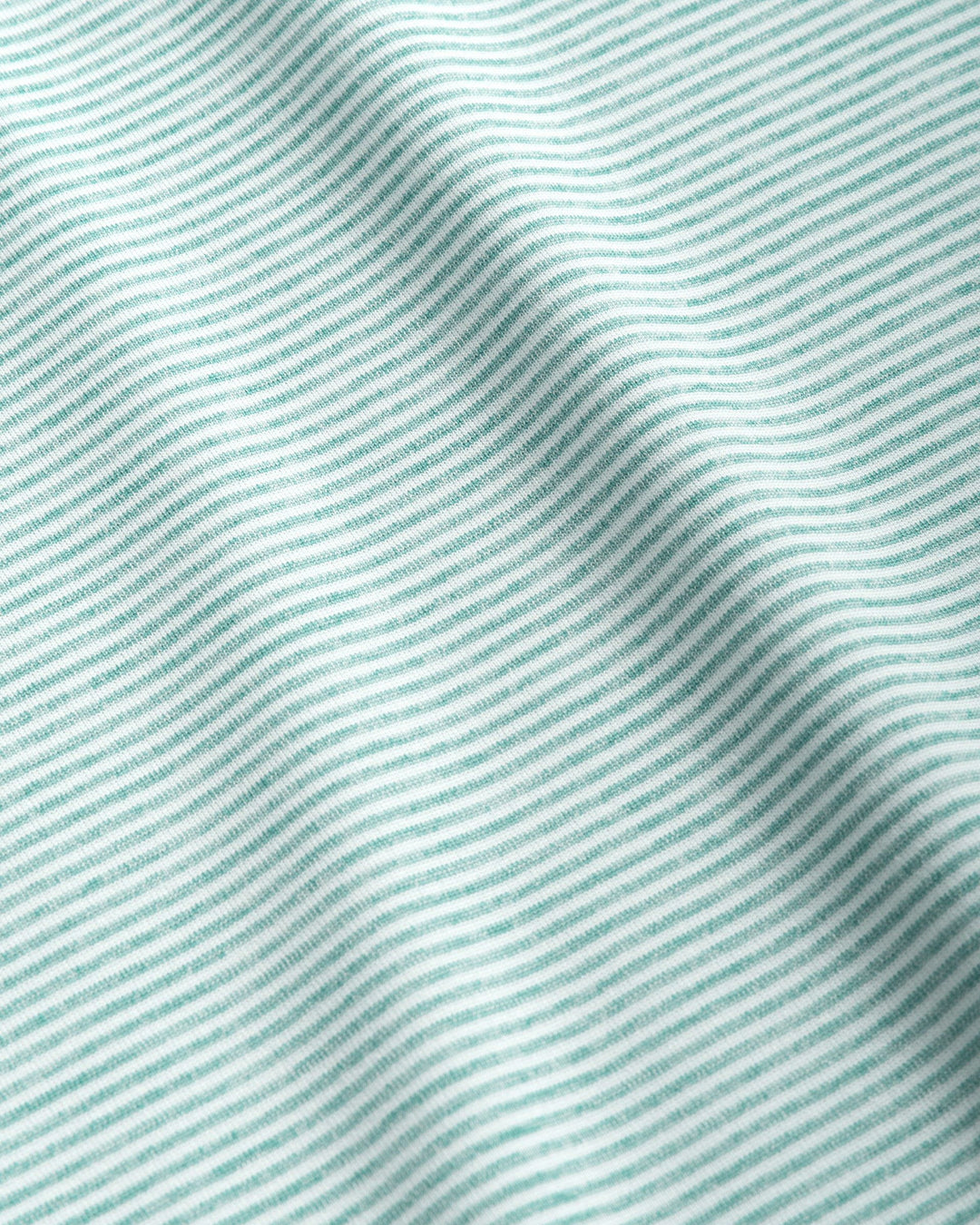 Lyndonn Stripe Polo in Green Grass
