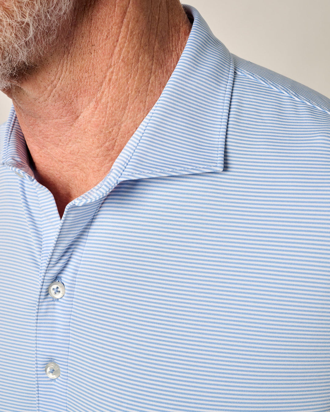 Lyndonn Stripe Polo in Seychelles