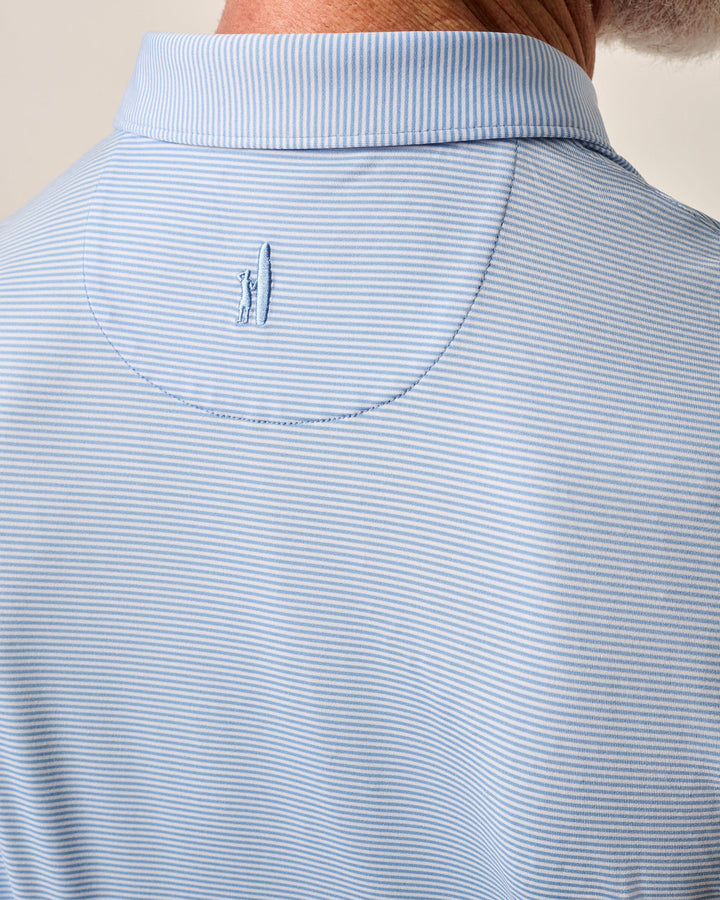 Lyndonn Stripe Polo in Seychelles