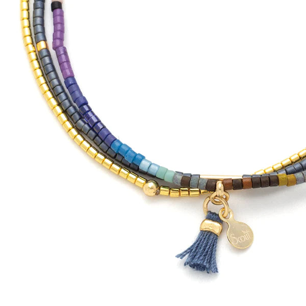 Trio Bracelet in Dark Multi - Madison's Niche 