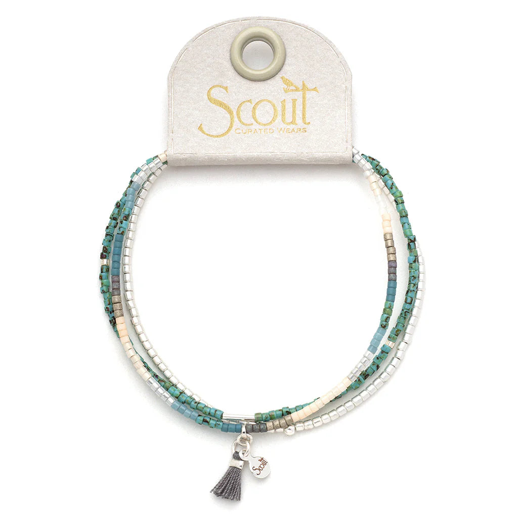 Trio Bracelet in Turquoise & Silver