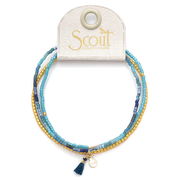 Trio Bracelet in Cobalt