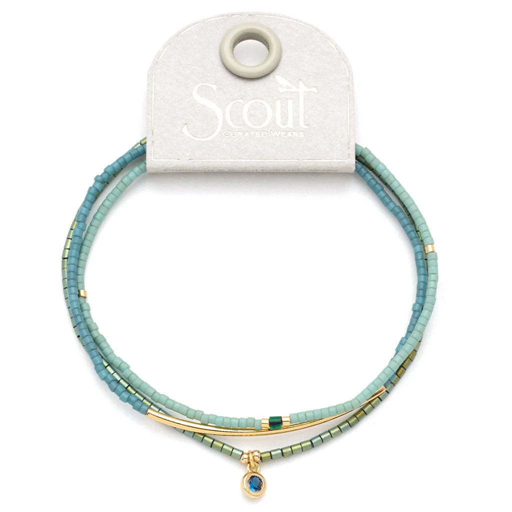 Bracelet Trio- Turquoise/Gold