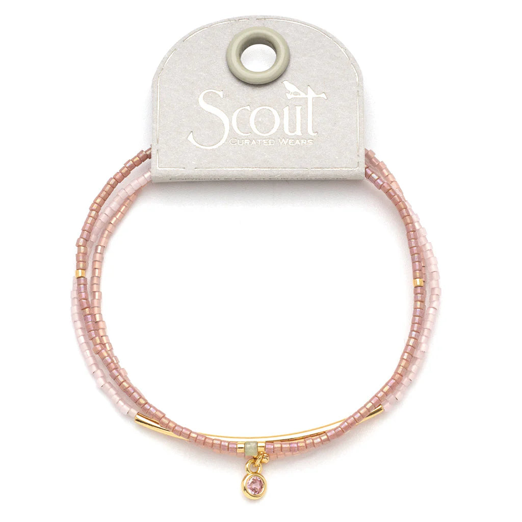 Bracelet Trio- Blush/Gold