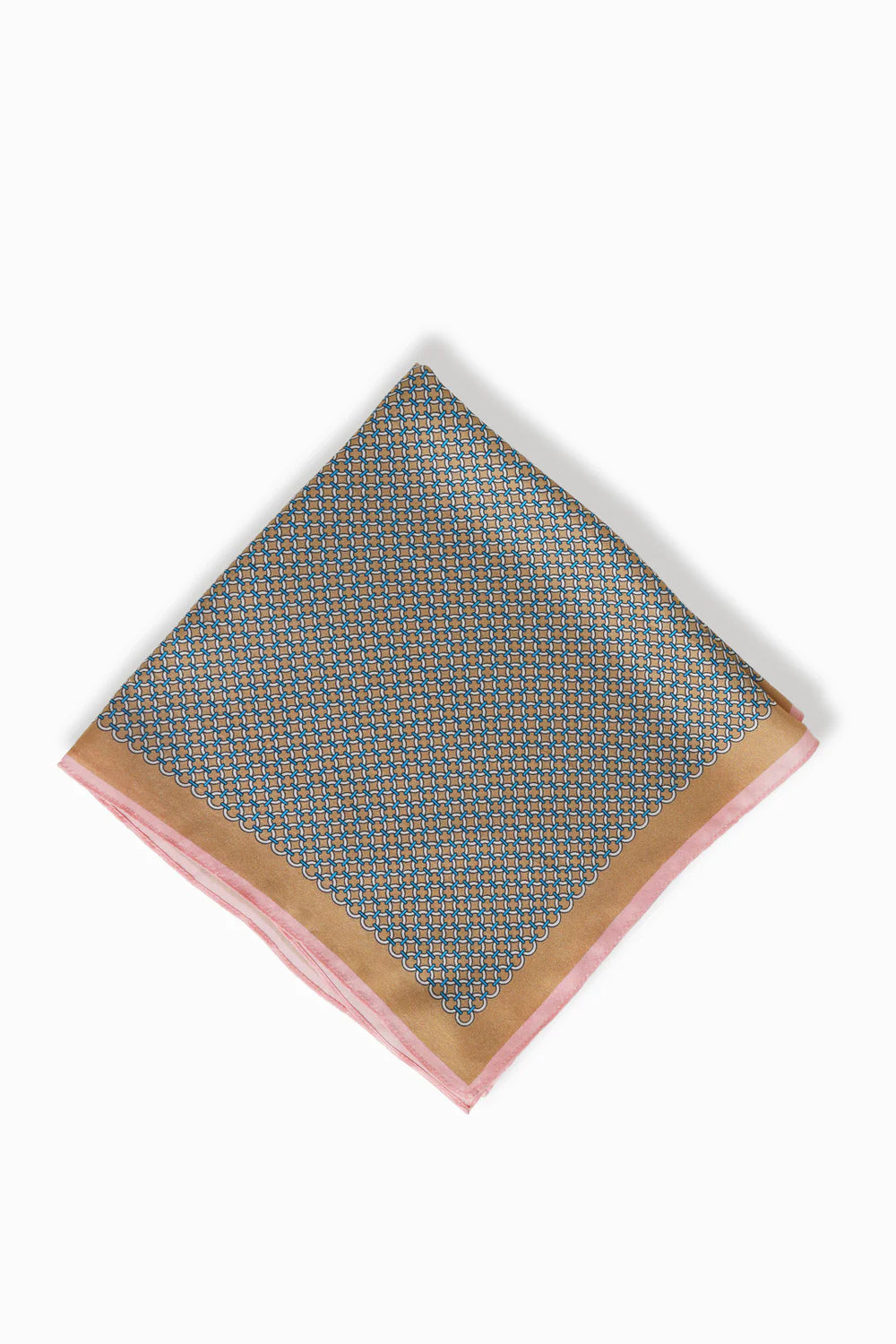 Heritage Silk Bandana in Pink - Madison's Niche 