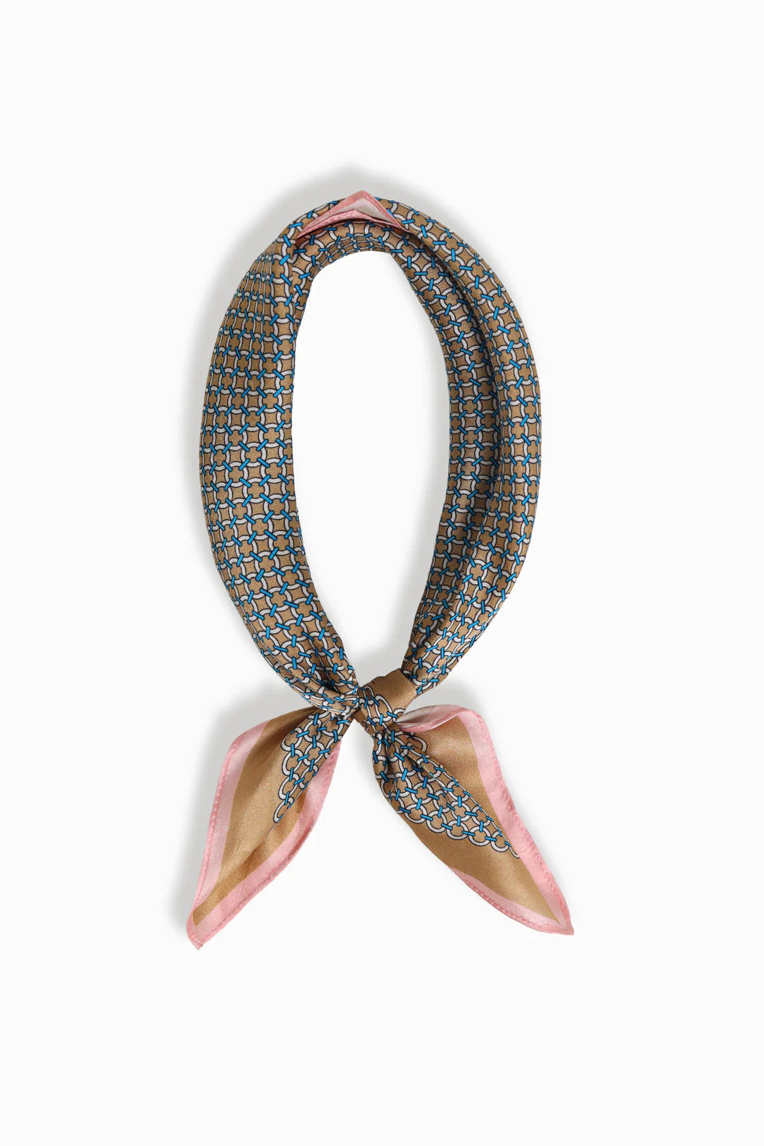 Heritage Silk Bandana in Pink - Madison's Niche 