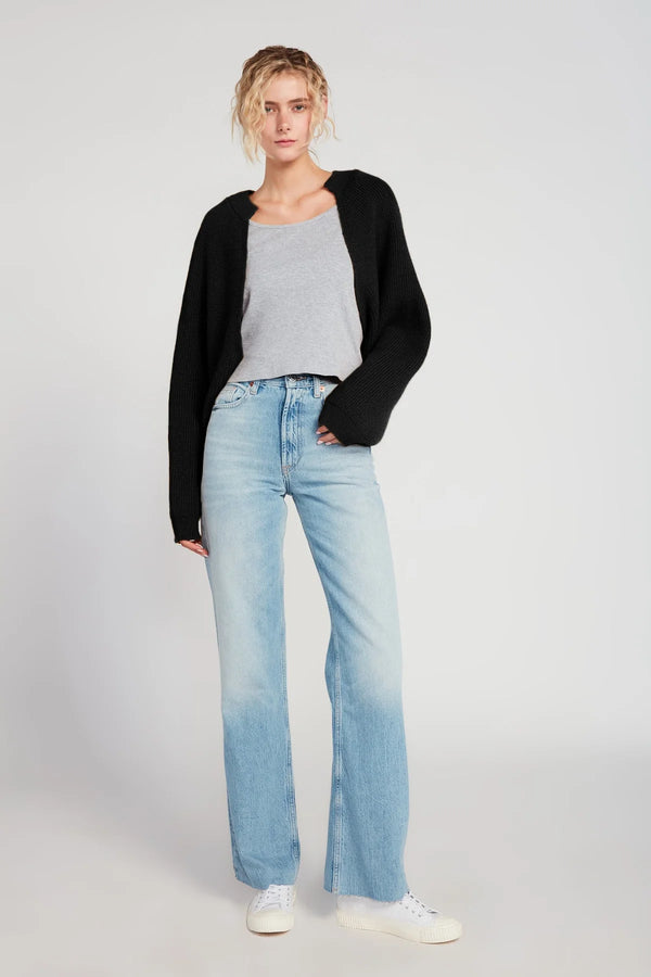 Knit Bolero Cardigan in Black Madison's Niche 