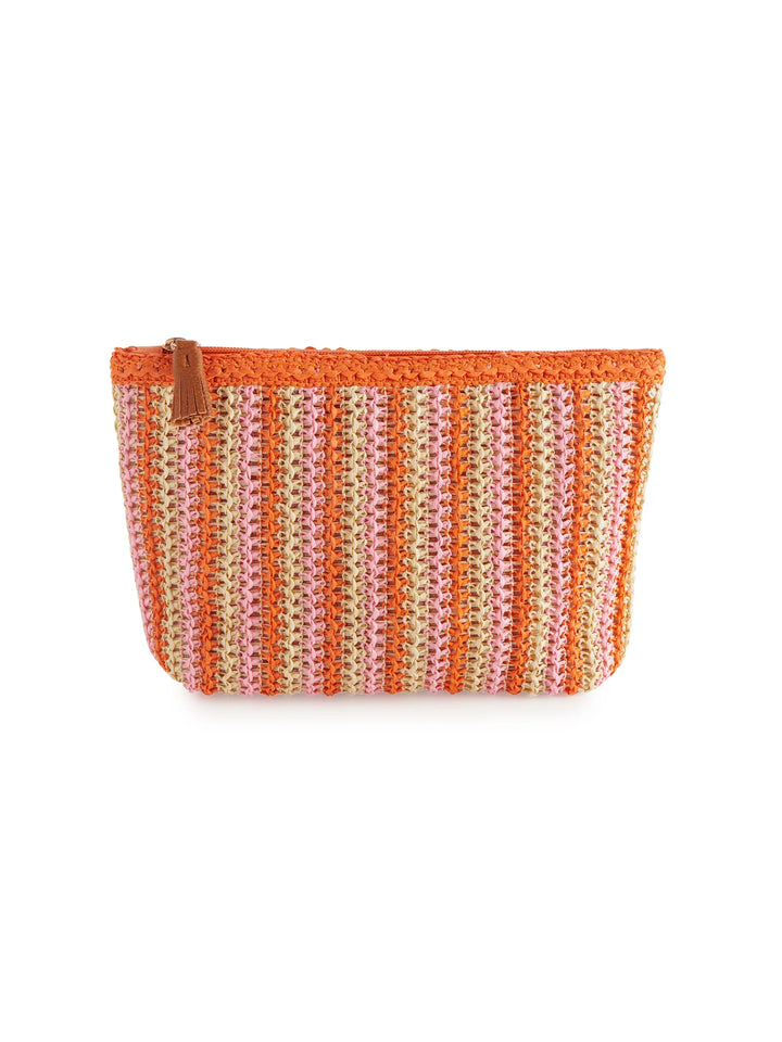 Maya Zip Pouch in Pink