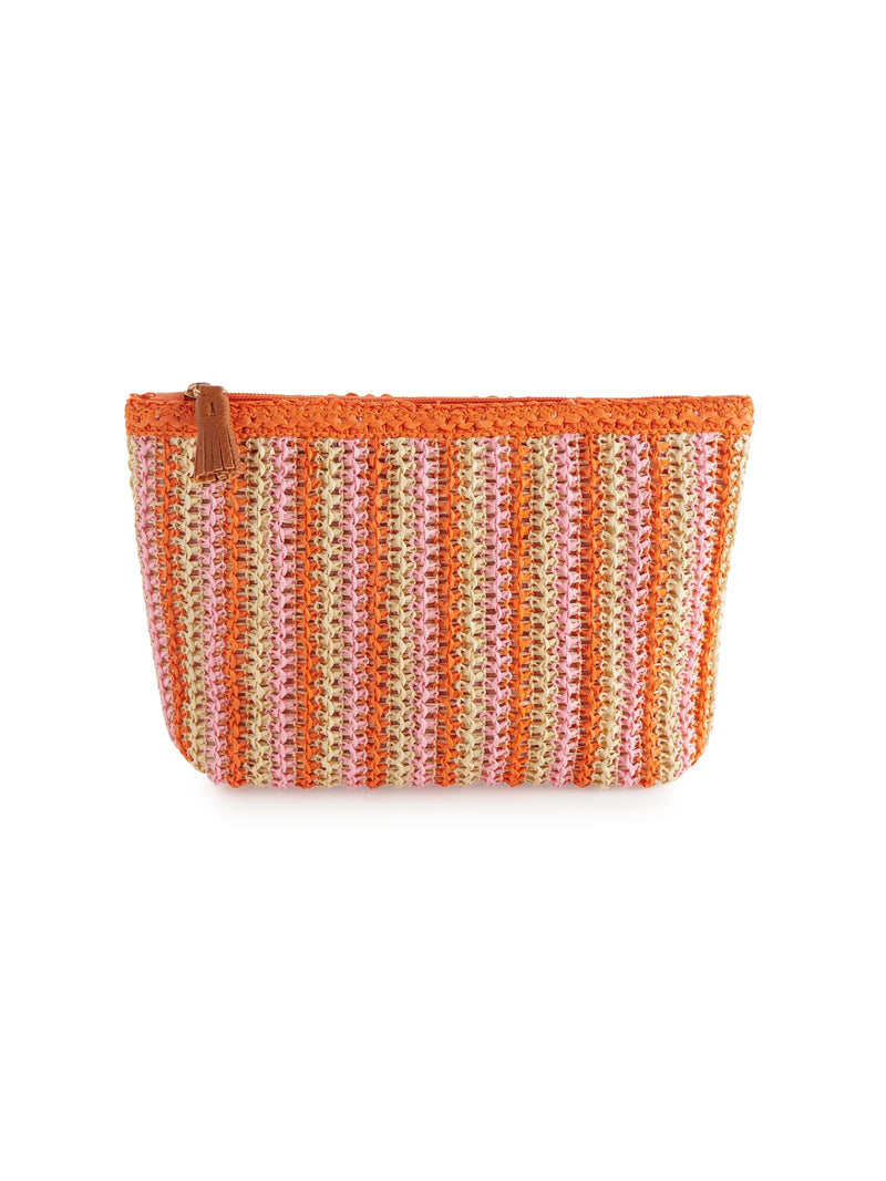 Maya Zip Pouch in Pink