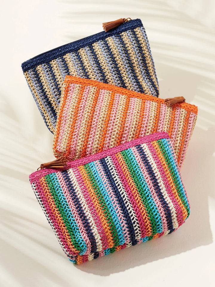 Maya Zip Pouch in Pink