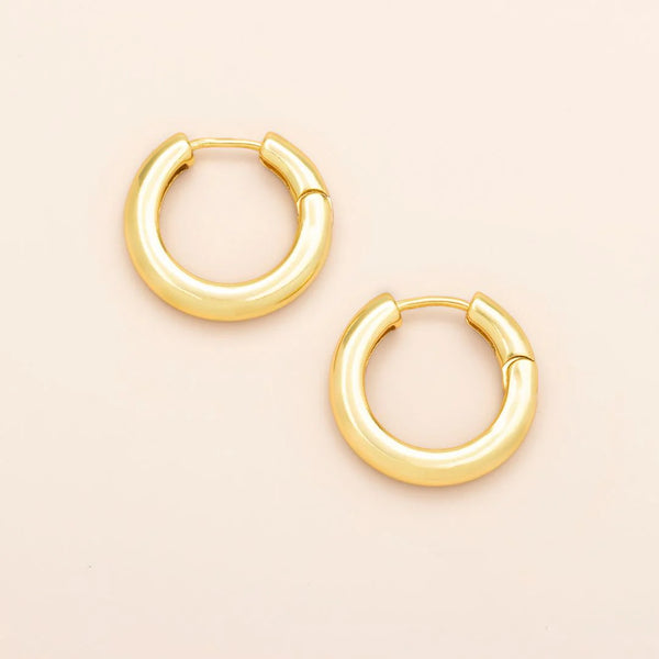 Medium Stellar Hoop in Gold Madison's Niche 