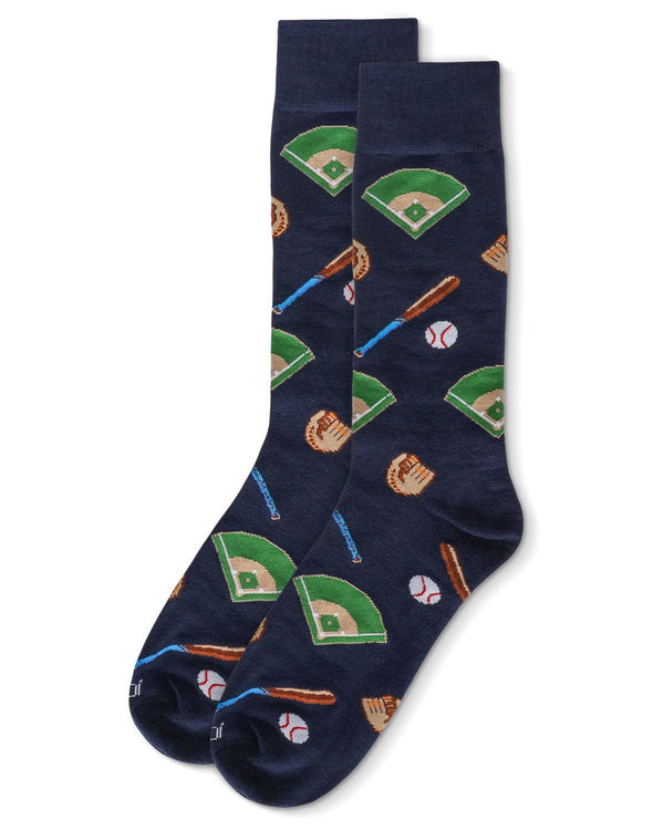 Men's Baseball Bamboo Crew Socks Madison's Niche 