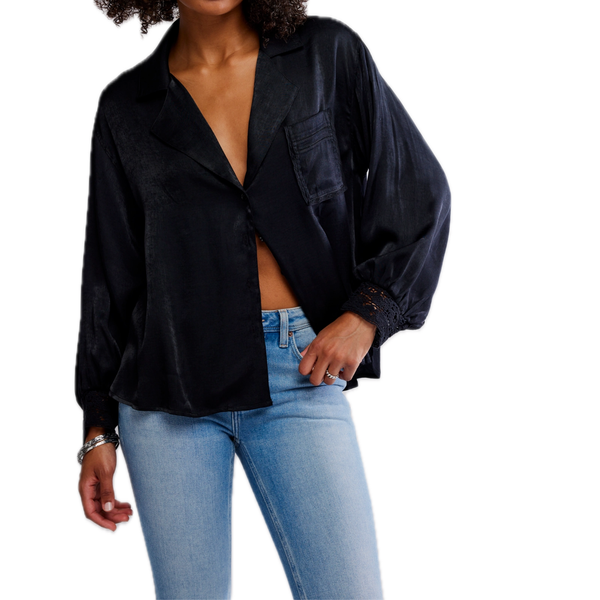 Midnight Muse Sleep Shirt in Black Madison's Niche 