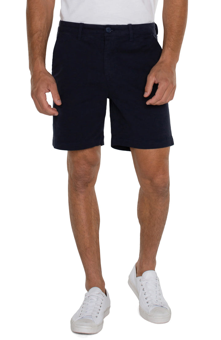 7" Modern Fit Twill Short in Ink