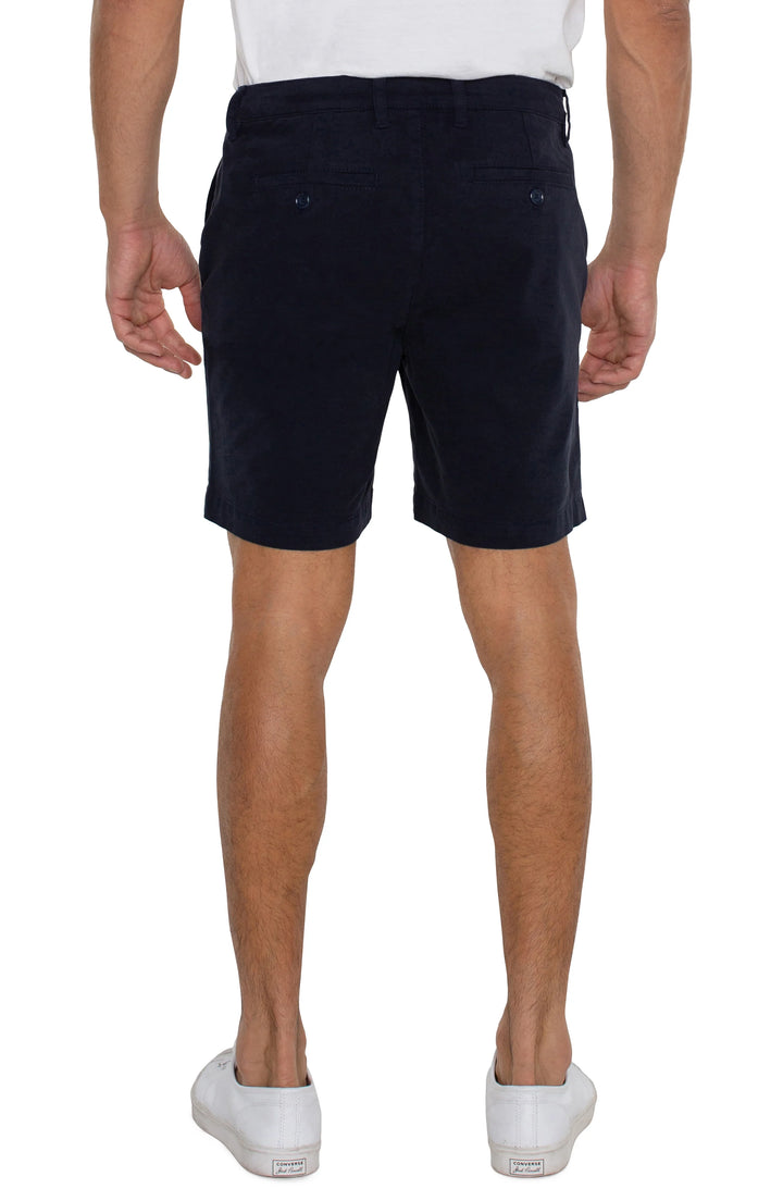 7" Modern Fit Twill Short in Ink
