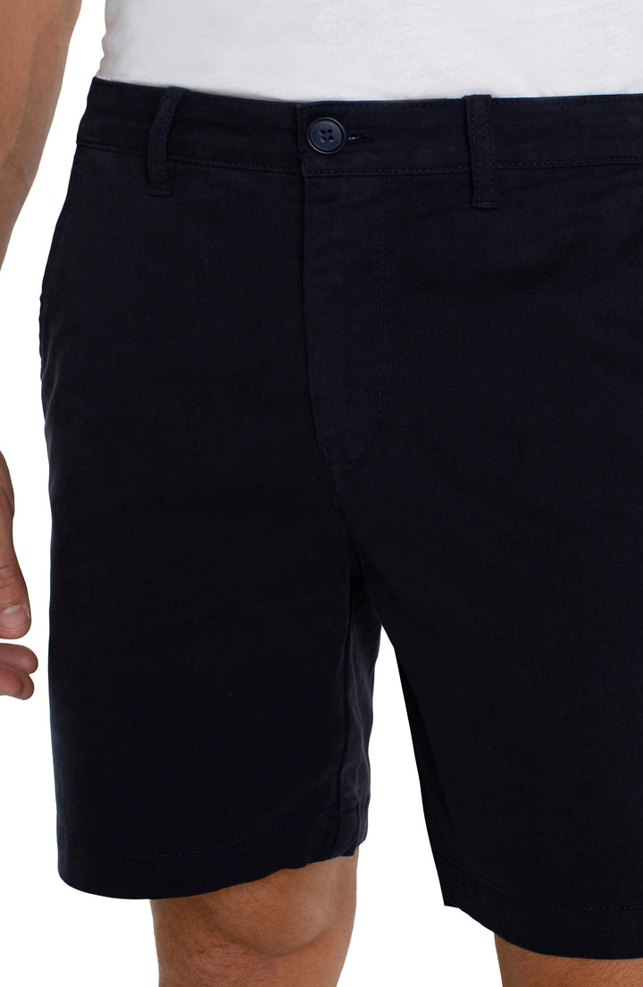 7" Modern Fit Twill Short in Ink