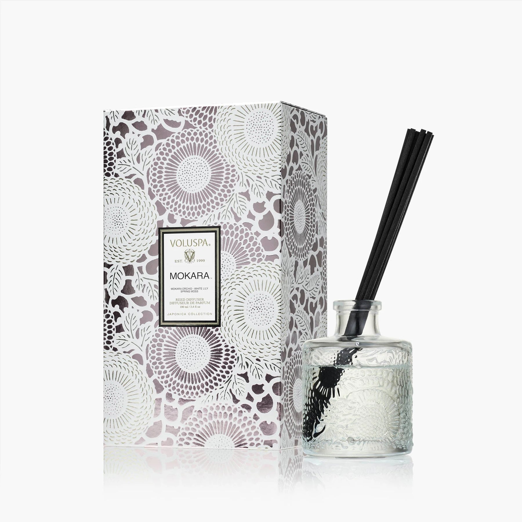 white lily diffuser Mokara Ultrasonic Diffuser