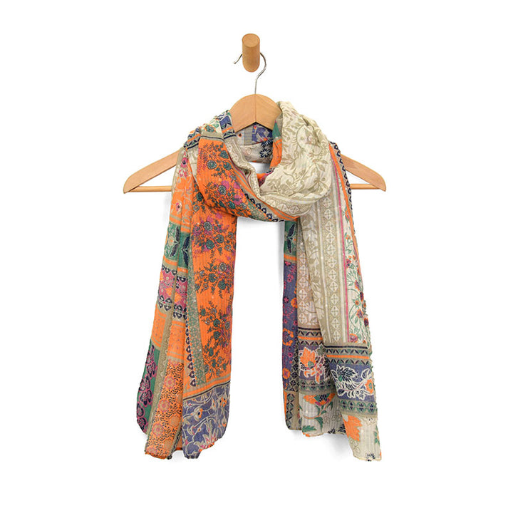 Multi Boho Mosaic Scarf