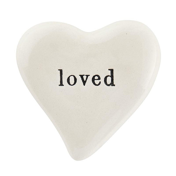 Ceramic Heart - Loved Madison's Niche 