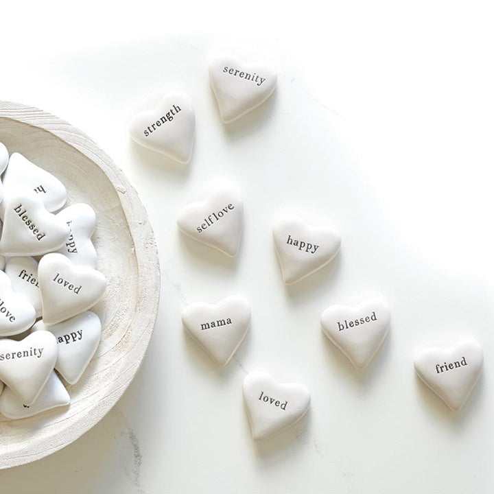 "Friend" Ceramic Heart