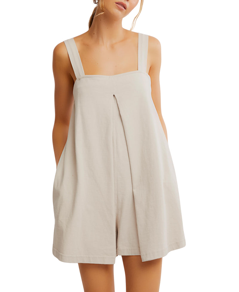 Nichola Romper in Pumice Stone