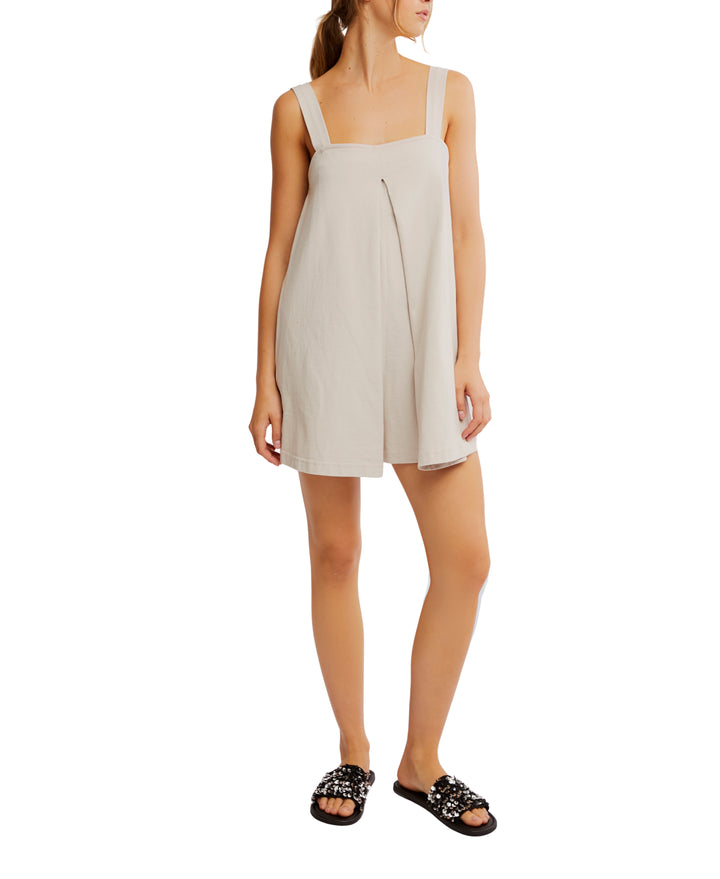 Nichola Romper in Pumice Stone
