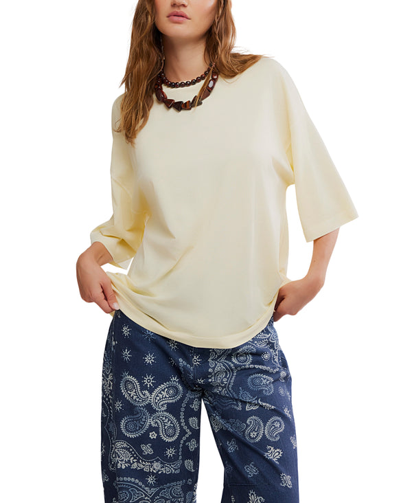WTF Perfect Oversized Tee in Flan Madison's Niche 