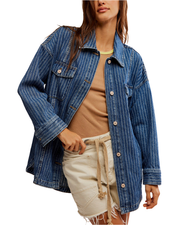 Blue Abyss Dune Shirt Jacket Madison's Niche 