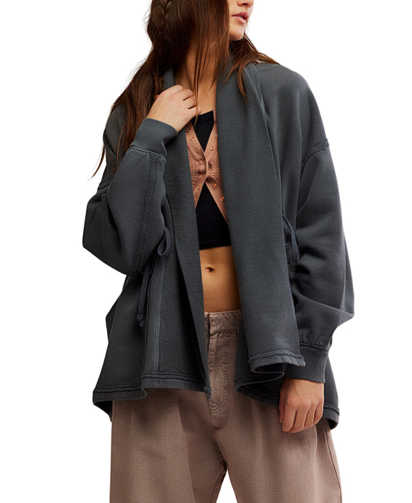 Boothbay Sweatshirt in Washed Black Madison's Niche 