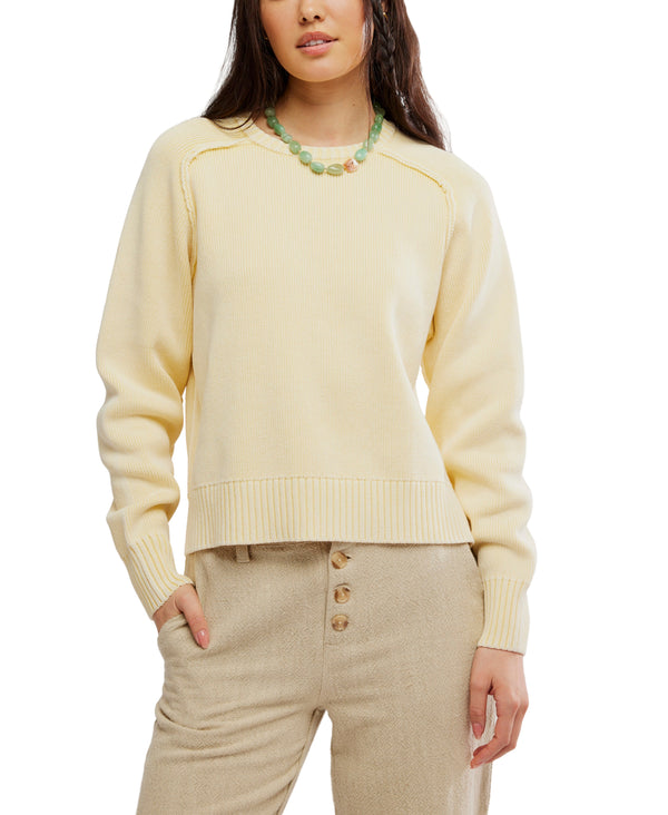 Spring Street Pullover in Banana Cream Madison's Niche 