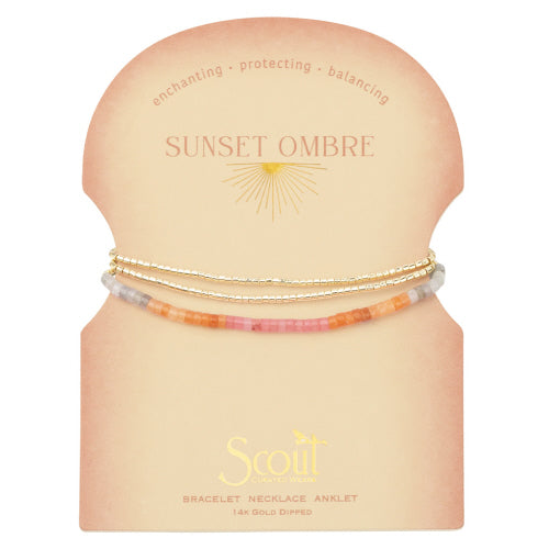 Ombre Stone Wrap in Sunset - Madison's Niche 
