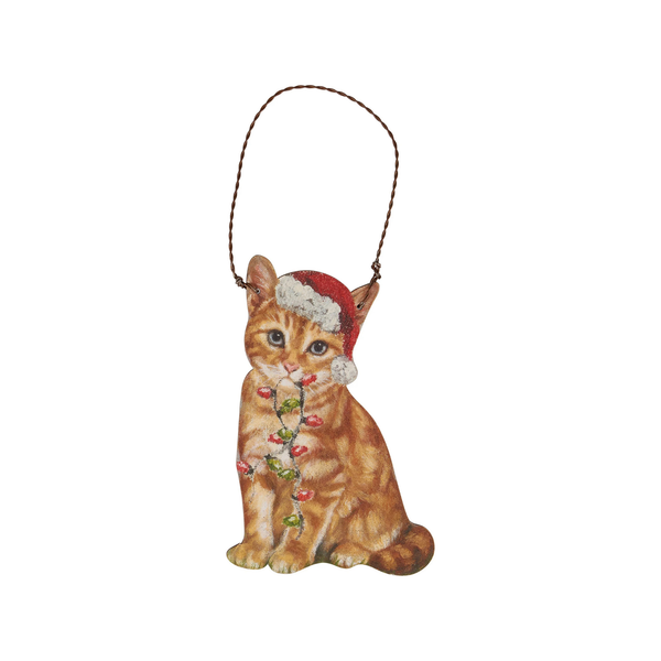 Orange Cat Santa Ornament Madison's Niche 