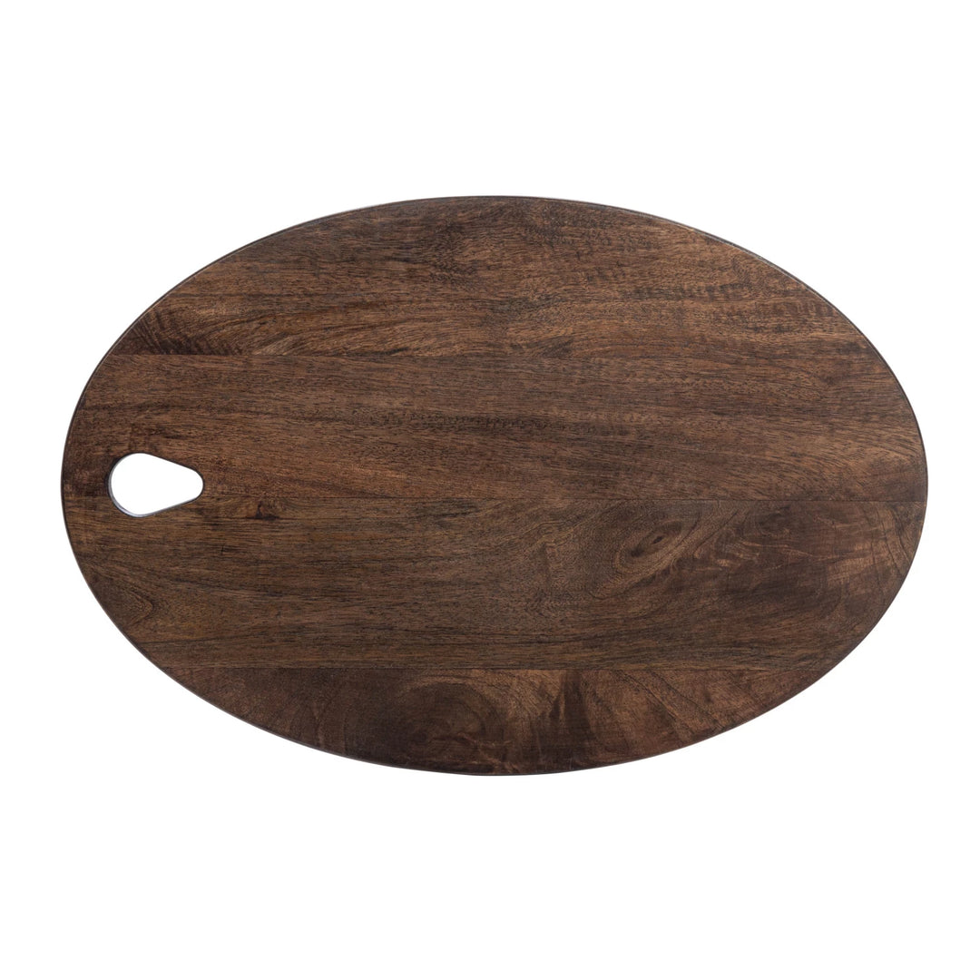 Oval Mango Wood Cheese Cutting Board