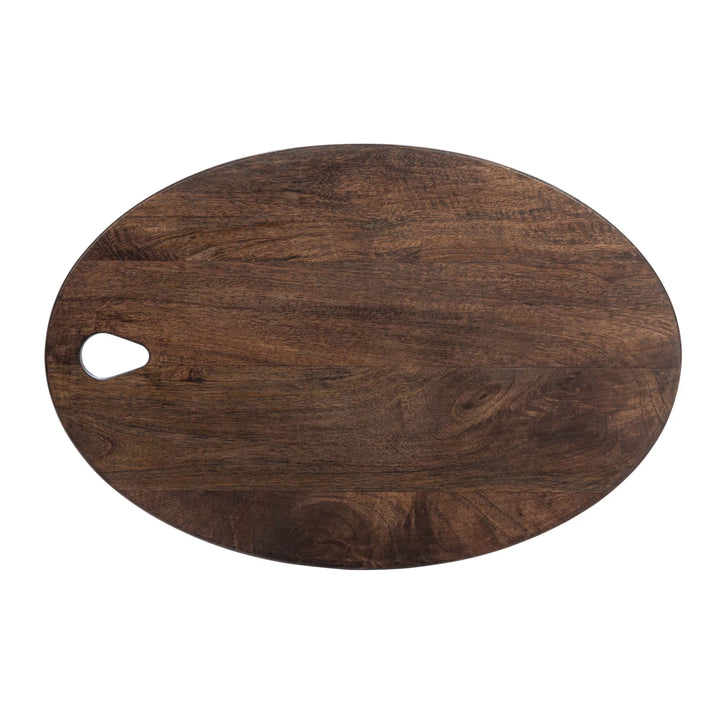 Oval Mango Wood Cheese Cutting Board