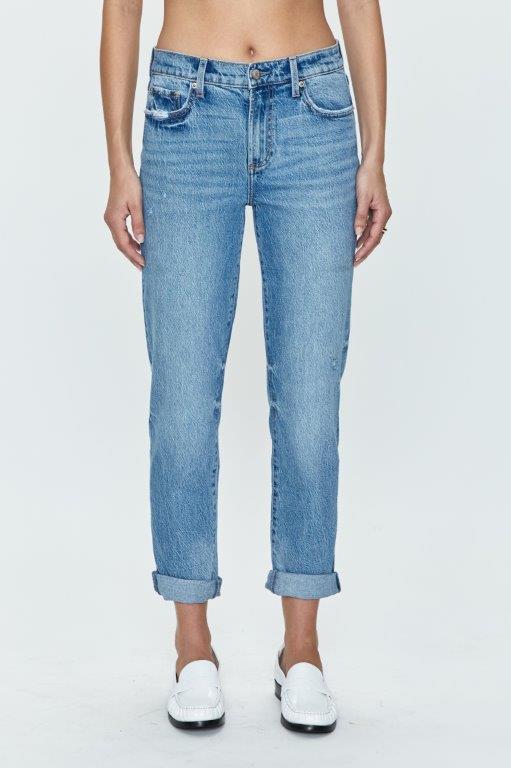 Riley Mid Rise Girlfriend Jeans