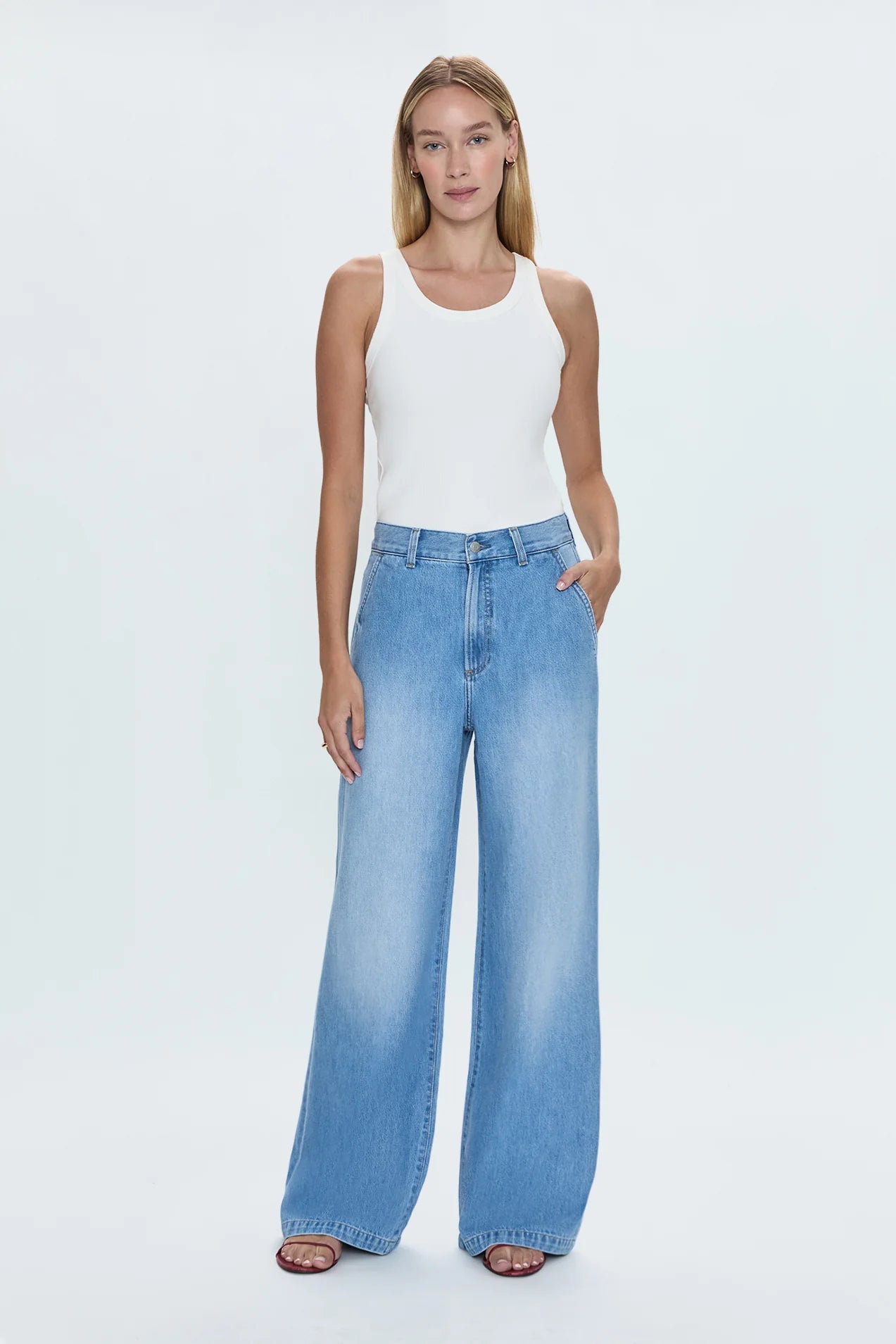 MEIAS  DENIM KNIT PANTS  3A18 Lサイズ BOTTOMS – meias online