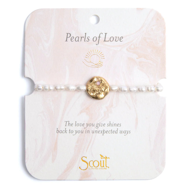 Love Affirmation Bracelet in Gold