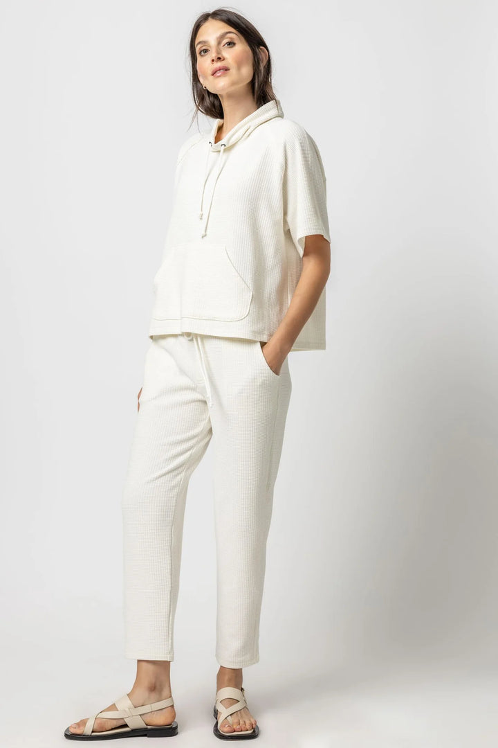 Straight Leg Waffle Pant - Madison's Niche 