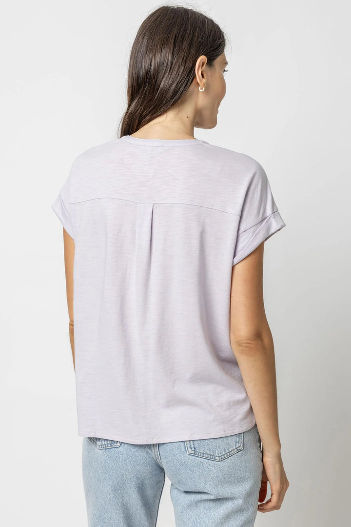 Mandarin Collar Button Down - Madison's Niche 