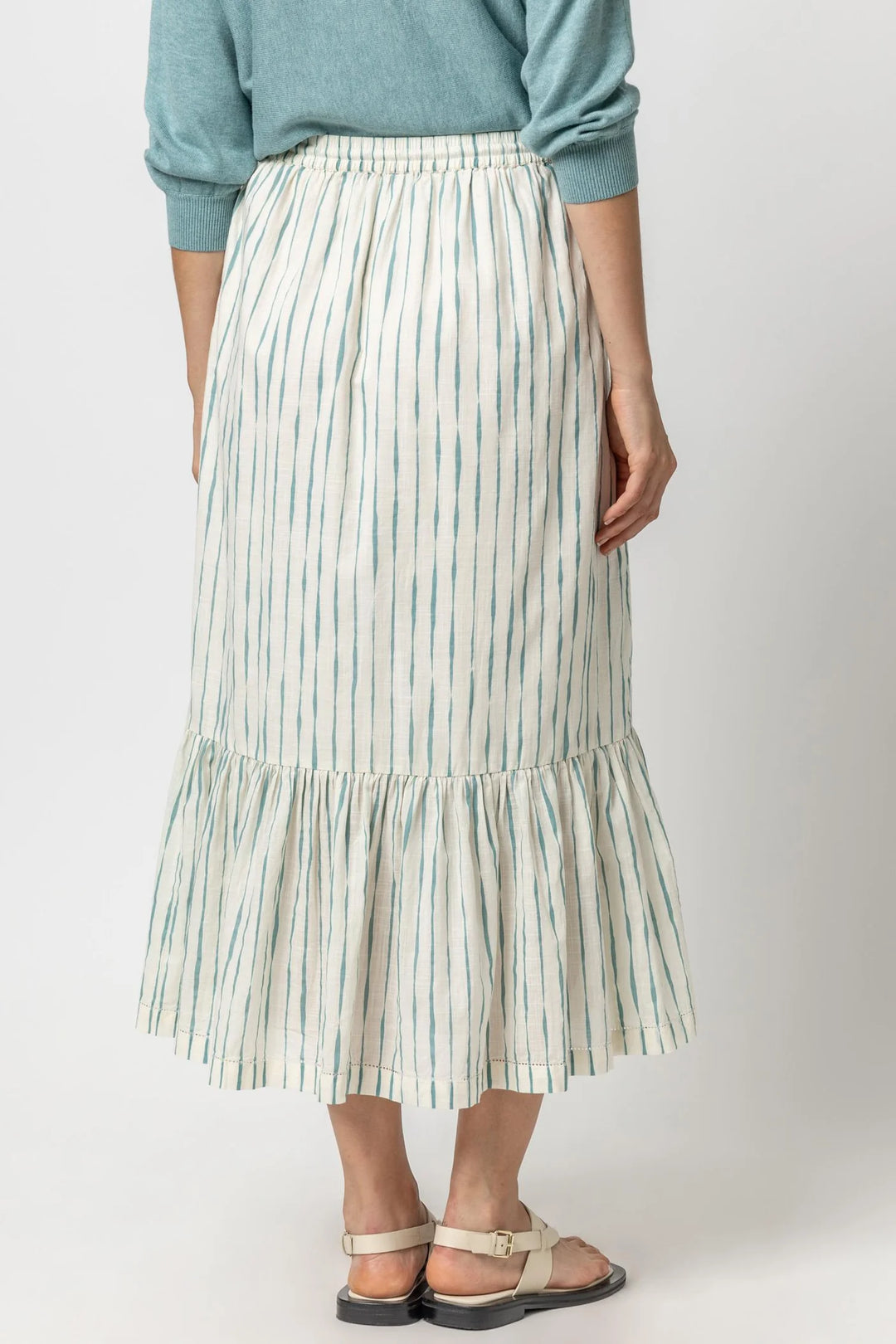 Long Peplum Skirt