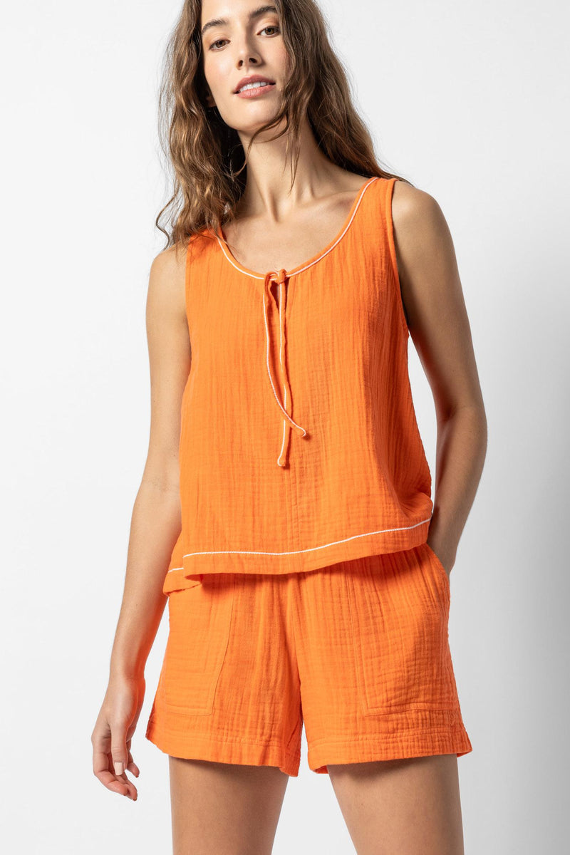 Tie Front Tank - Madison's Niche 