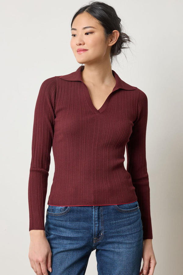Long Sleeve Henley Sweater Madison's Niche 