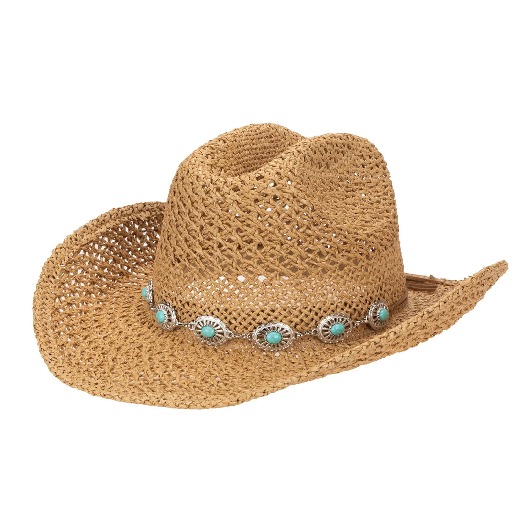 Open Weave Cowboy Hat - Madison's Niche 