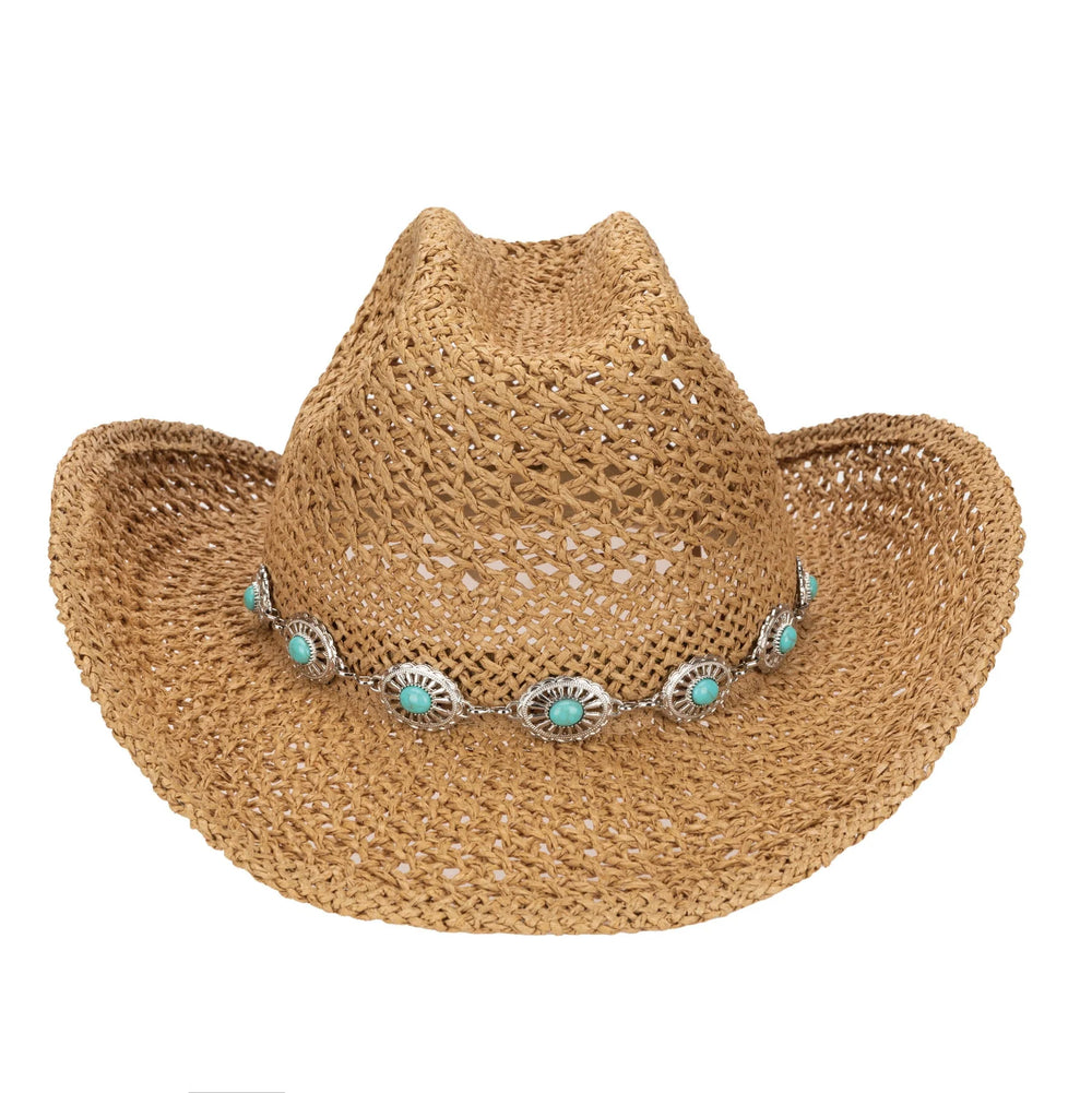 Open Weave Cowboy Hat - Madison's Niche 
