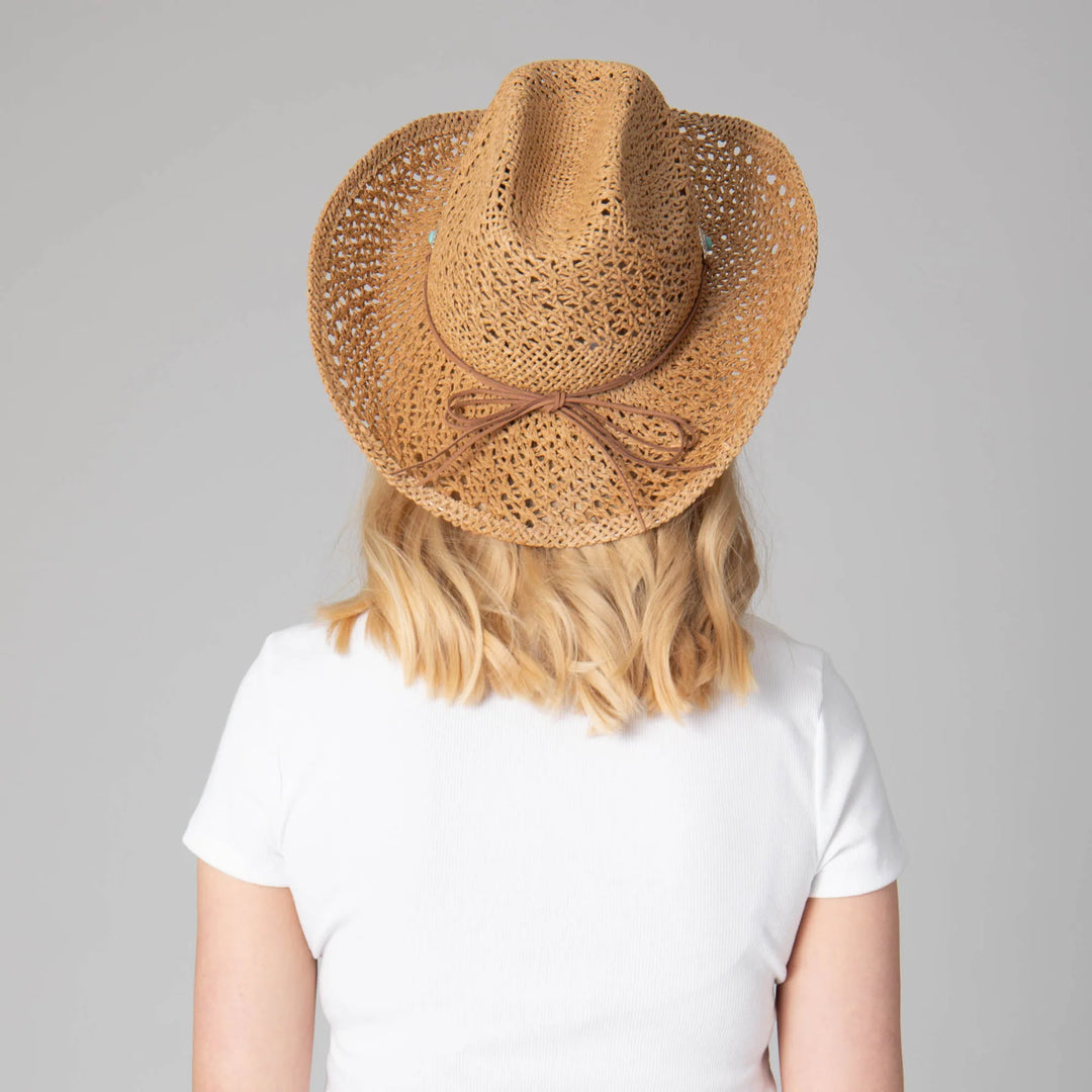 Open Weave Cowboy Hat - Madison's Niche 